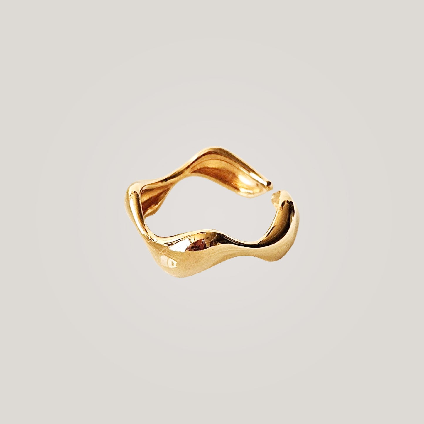 Wave Bold Ring