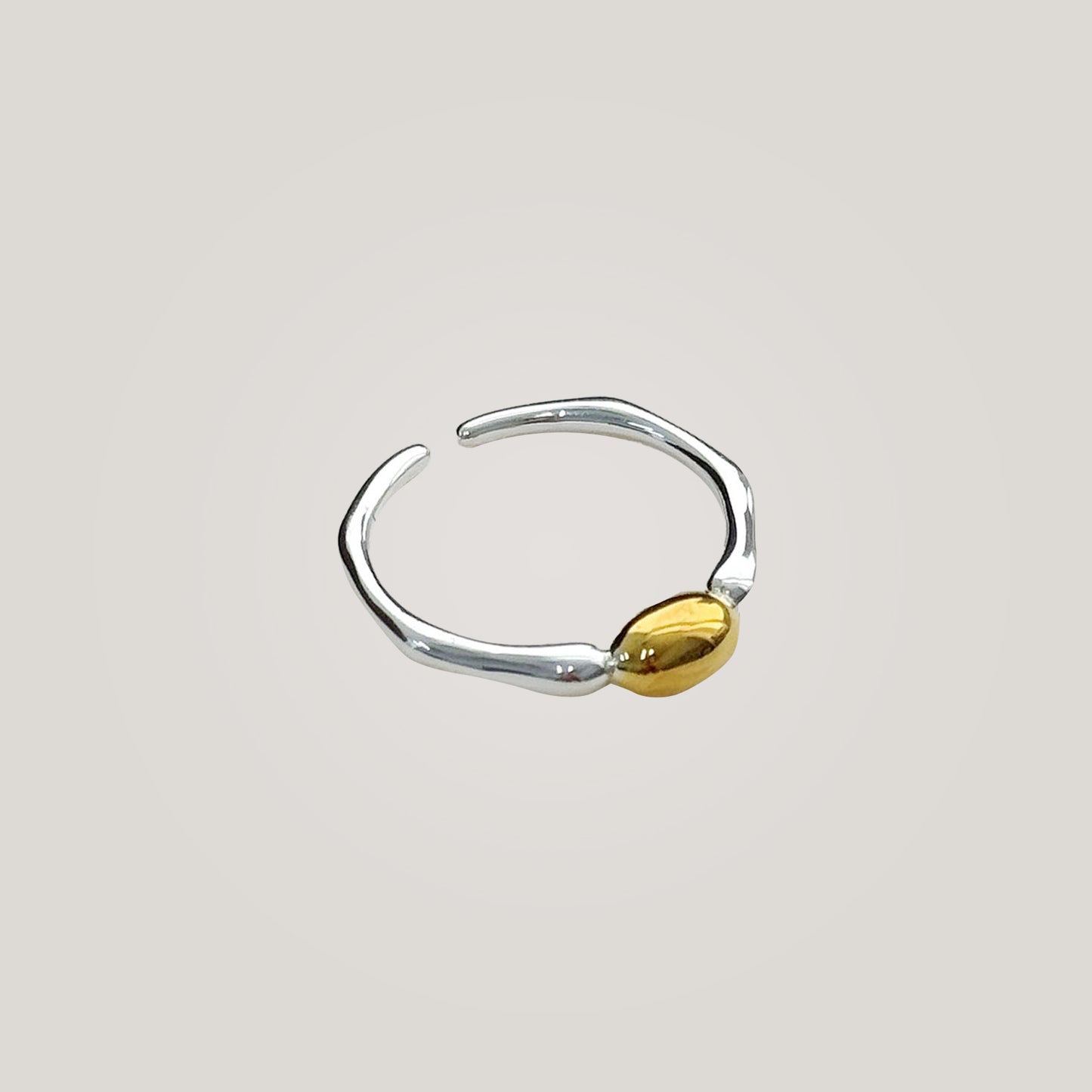 Pebble Open Ring