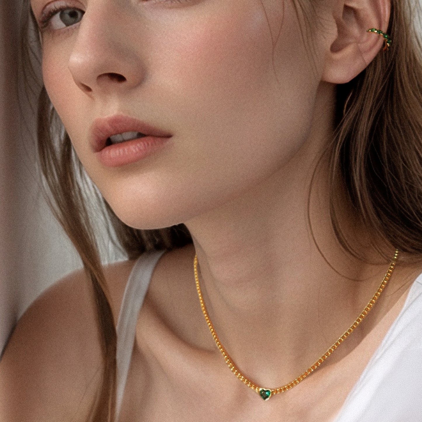 Chain Heart Necklace