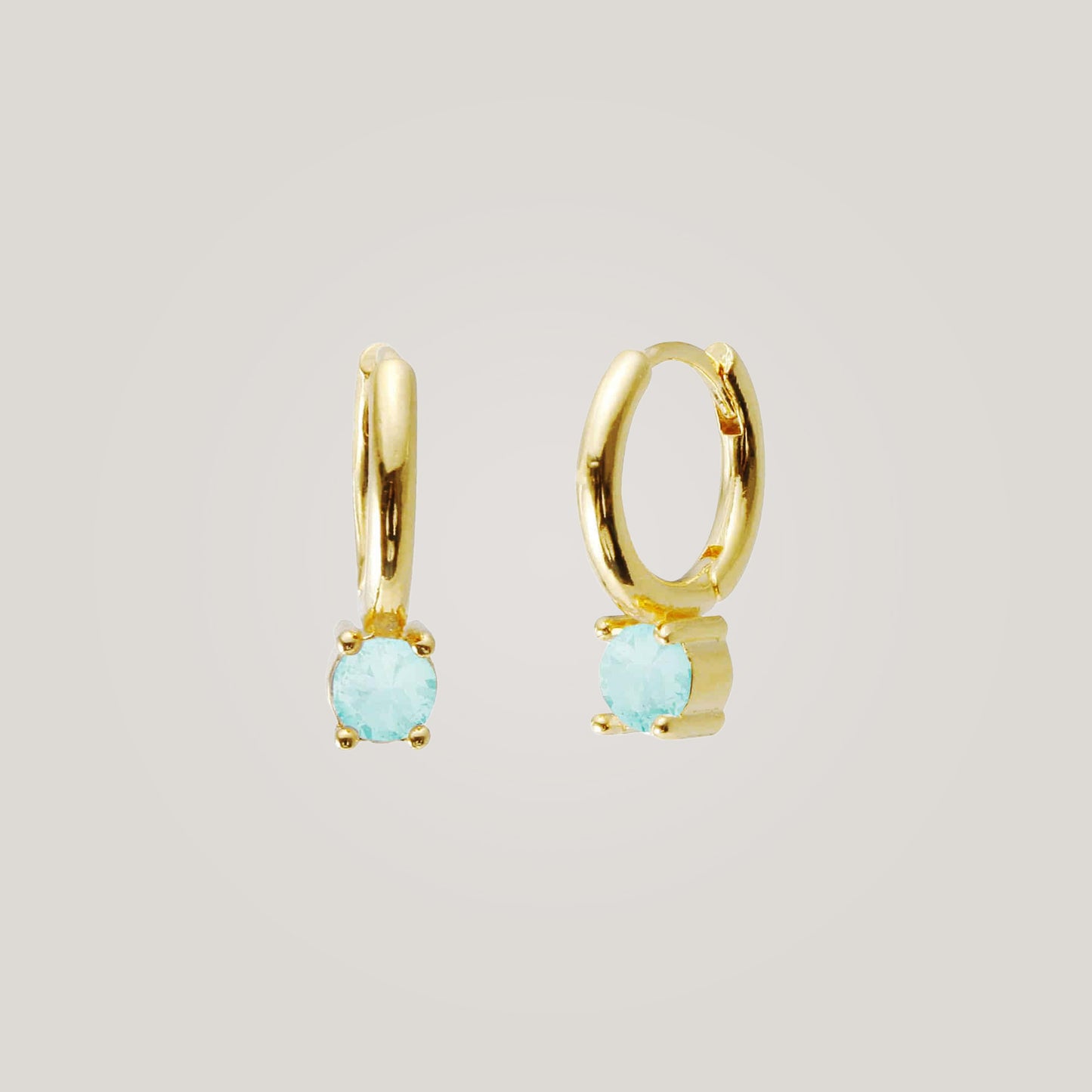 Luminous Opal Hoops