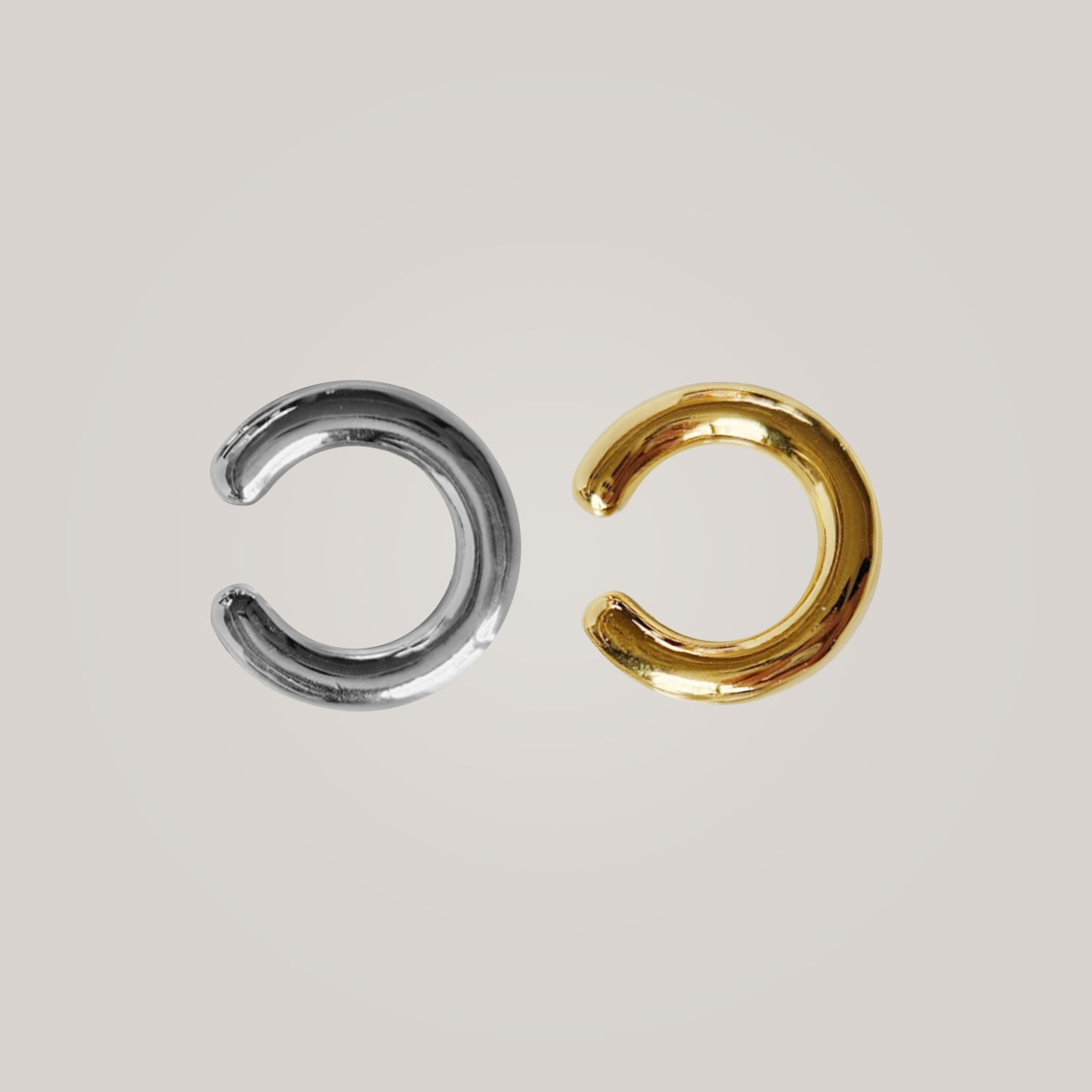 Bold Round Ring Ear Cuff
