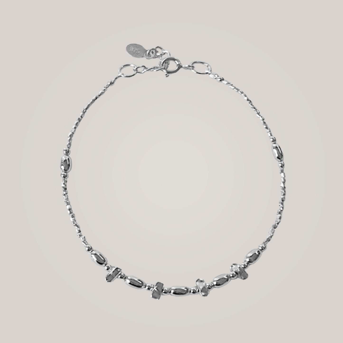 Sculpted Ball Chain Bracelet