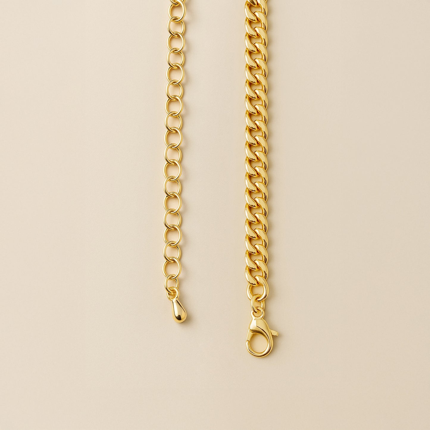 Luxe Chain Pearl Station necklace