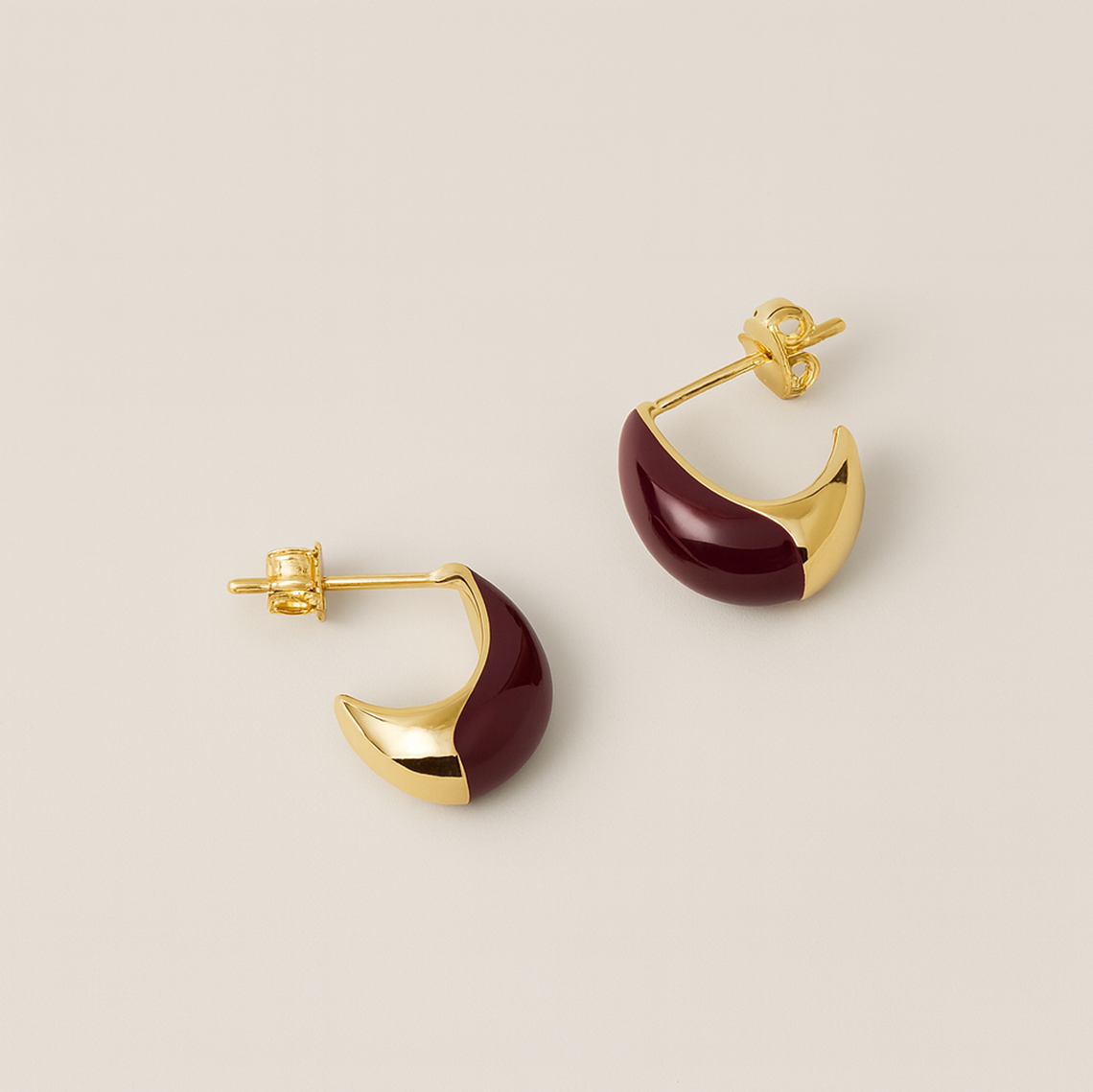 Deep Burgundy Teardrops