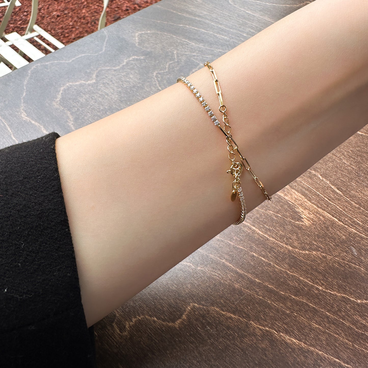 Gold Double Wrap Bracelet