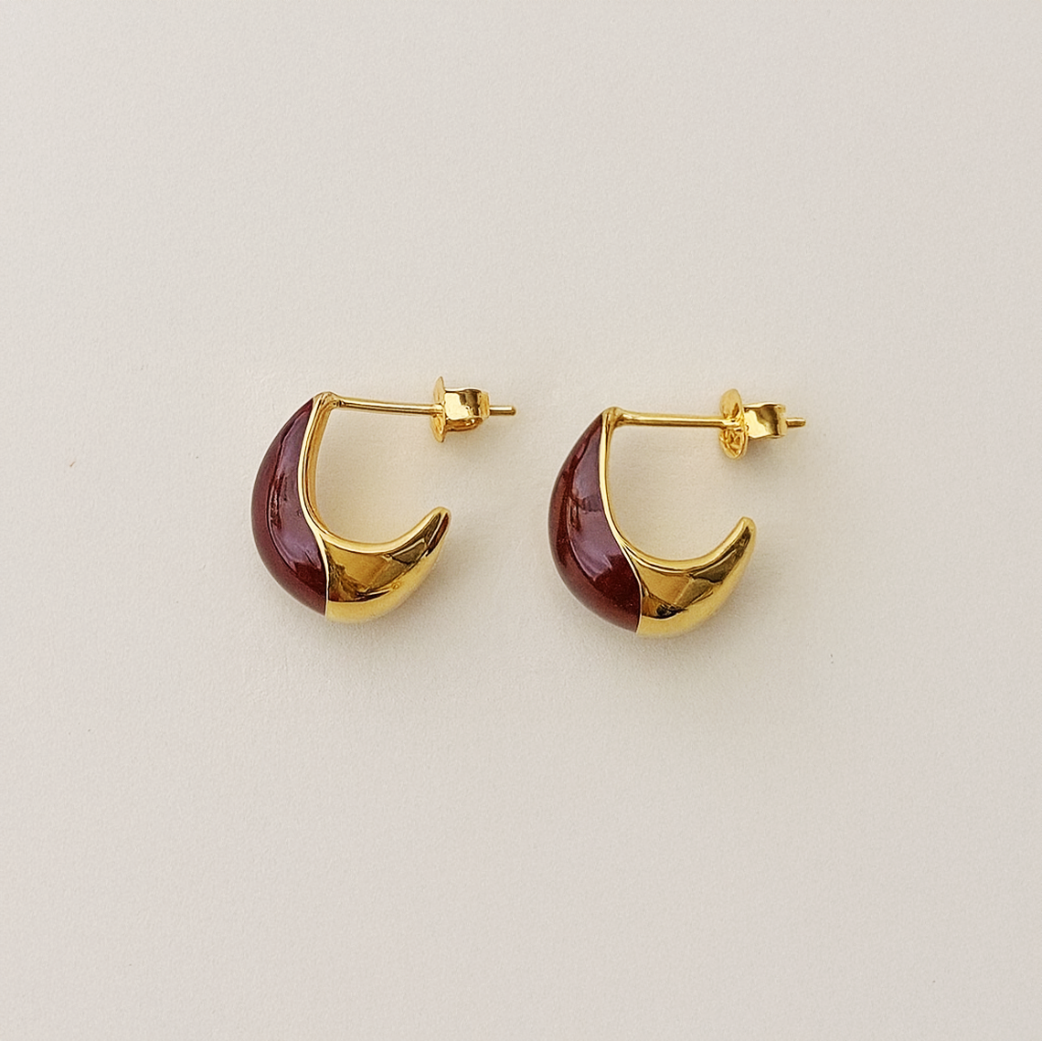 Deep Burgundy Teardrops