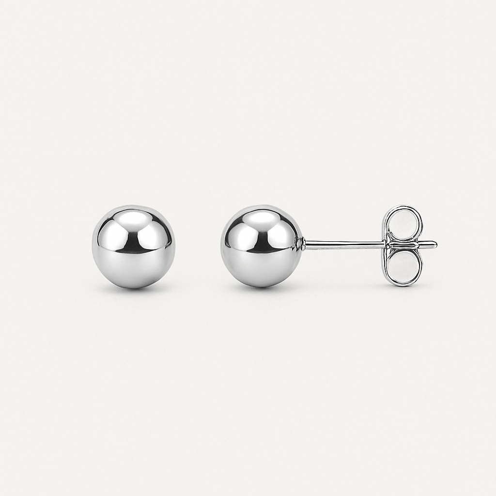 Ball Stud Earrings 5mm