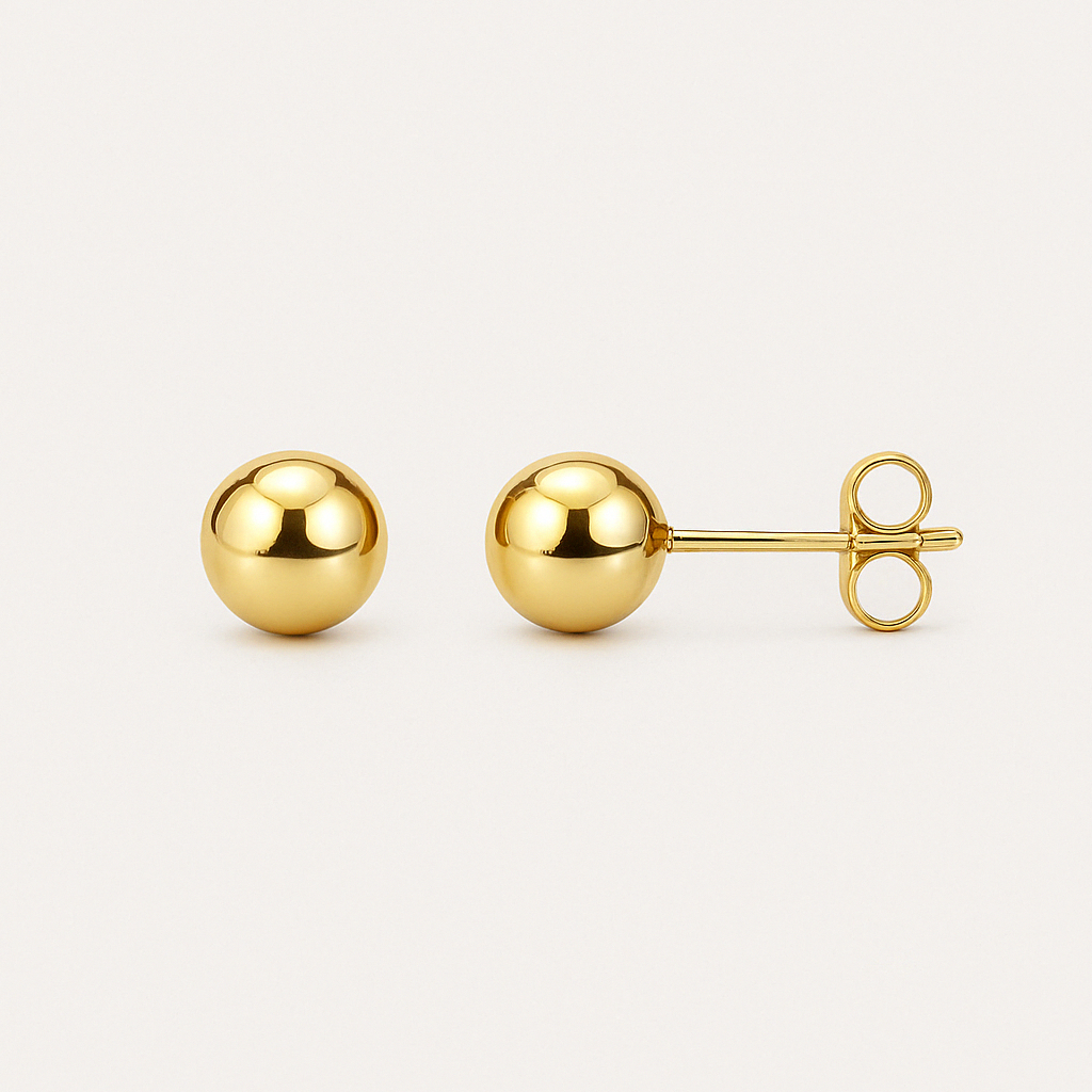 Ball Stud Earrings 5mm