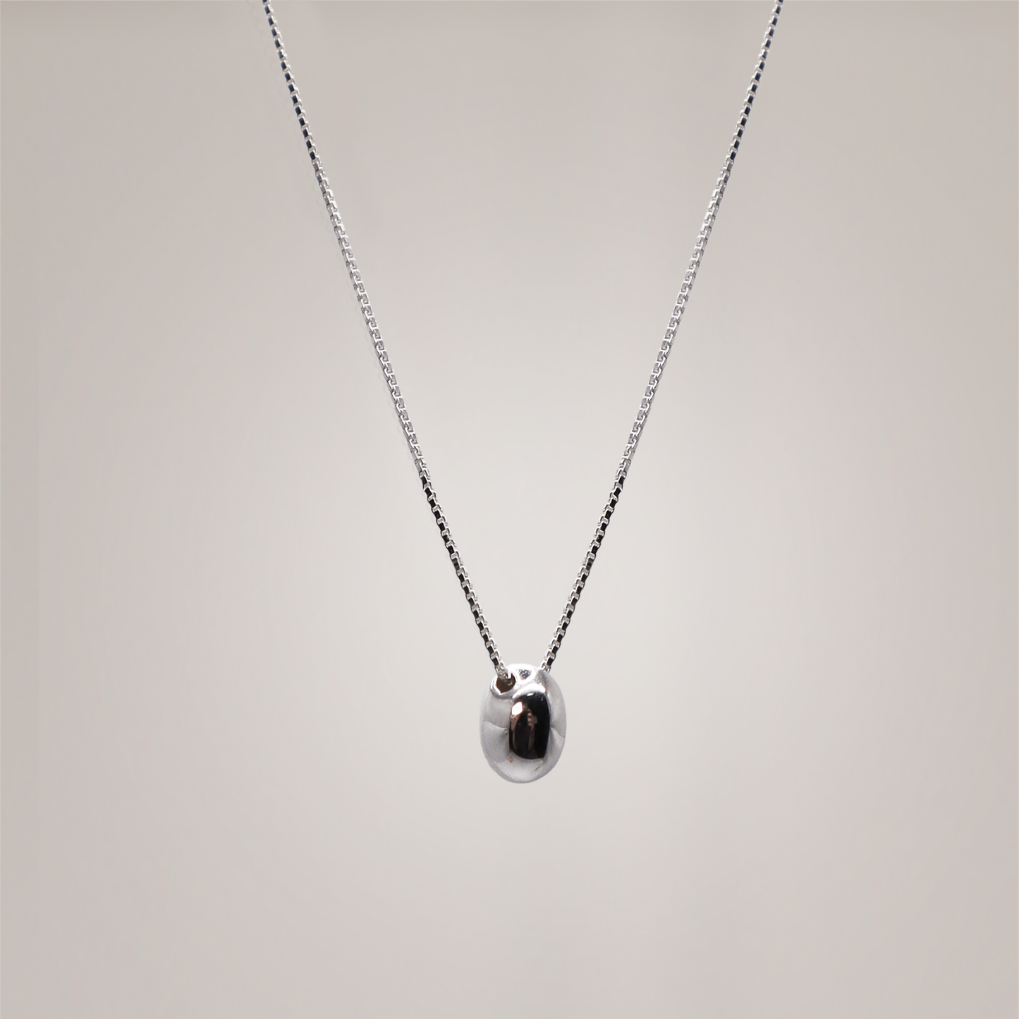 Tiny ball drop necklace