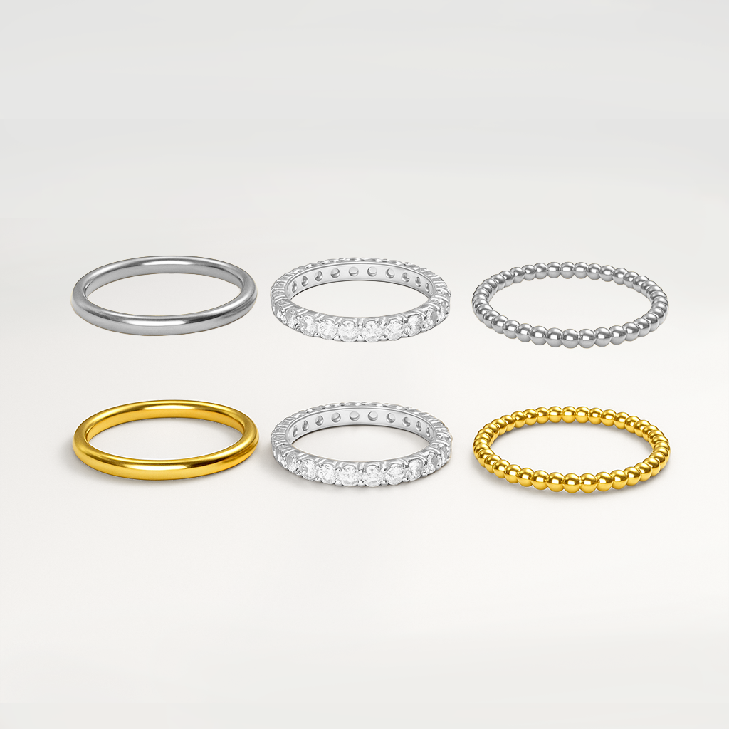 Luxe Triple Ring Set