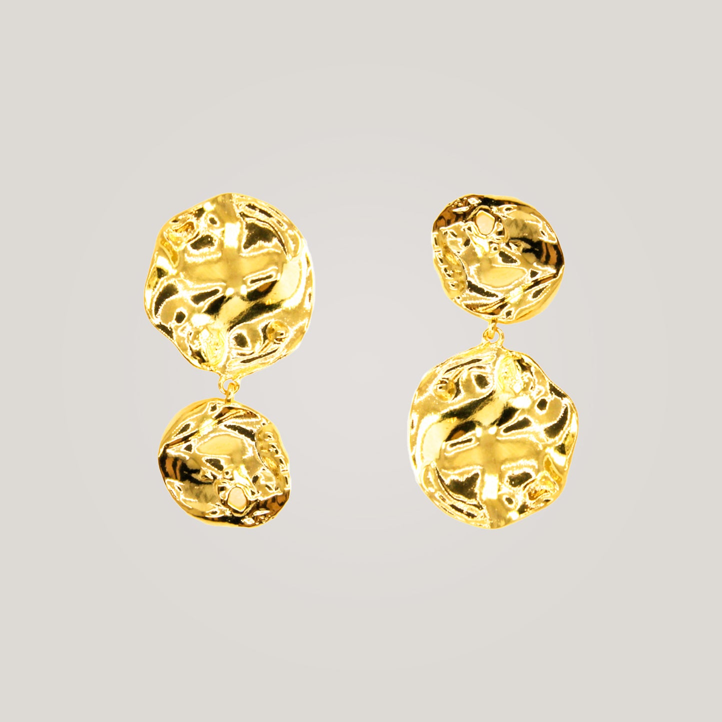 Big drop earrings