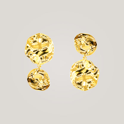 Big drop earrings