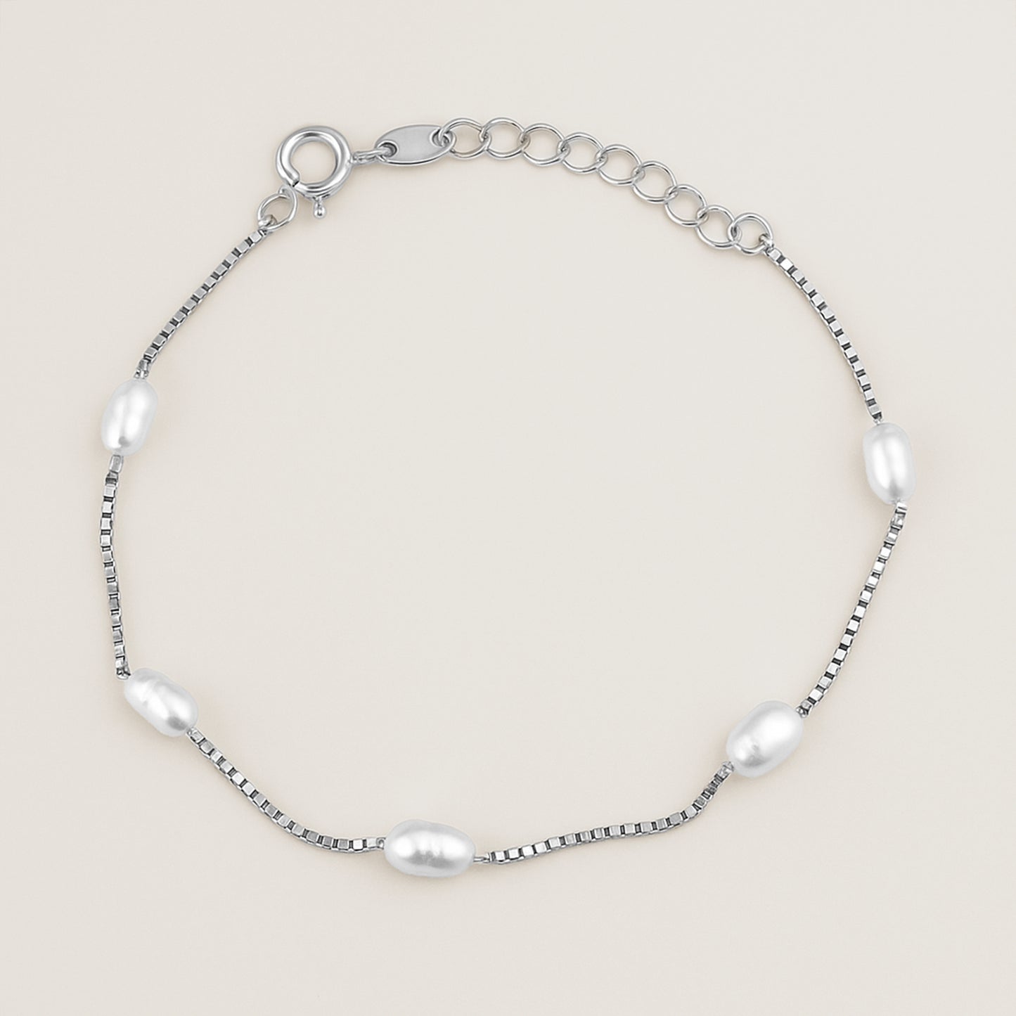 Mini Pearl Station Bracelet