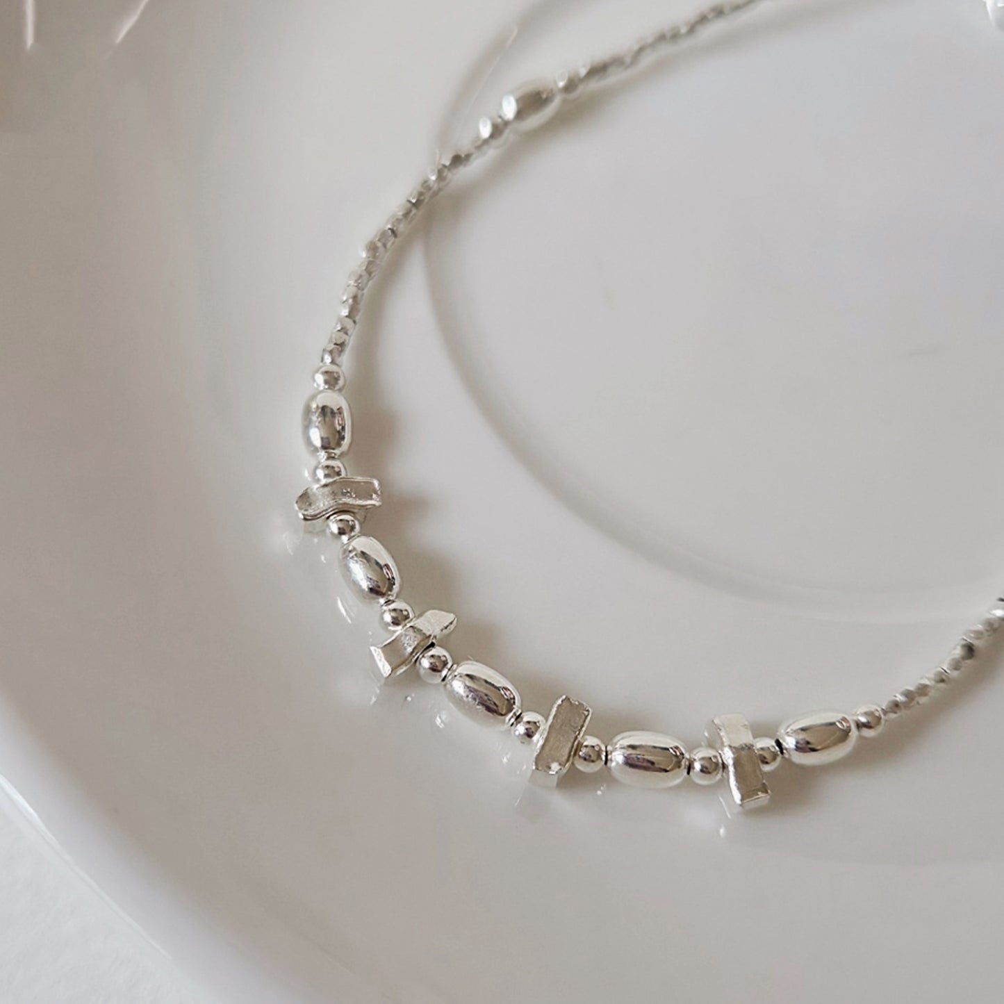 Sculpted Ball Chain Bracelet