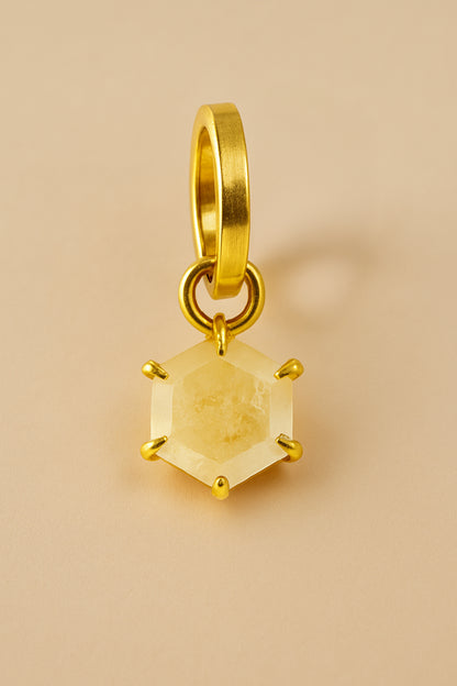 Hexa Crystal Hoops