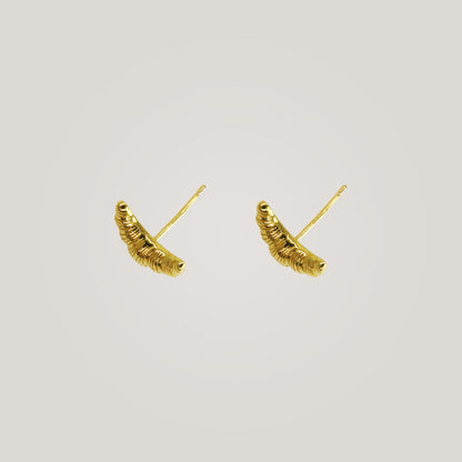 Croissant Stud Earrings