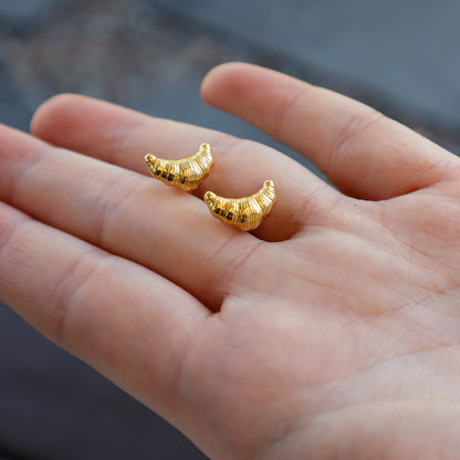 Croissant Stud Earrings