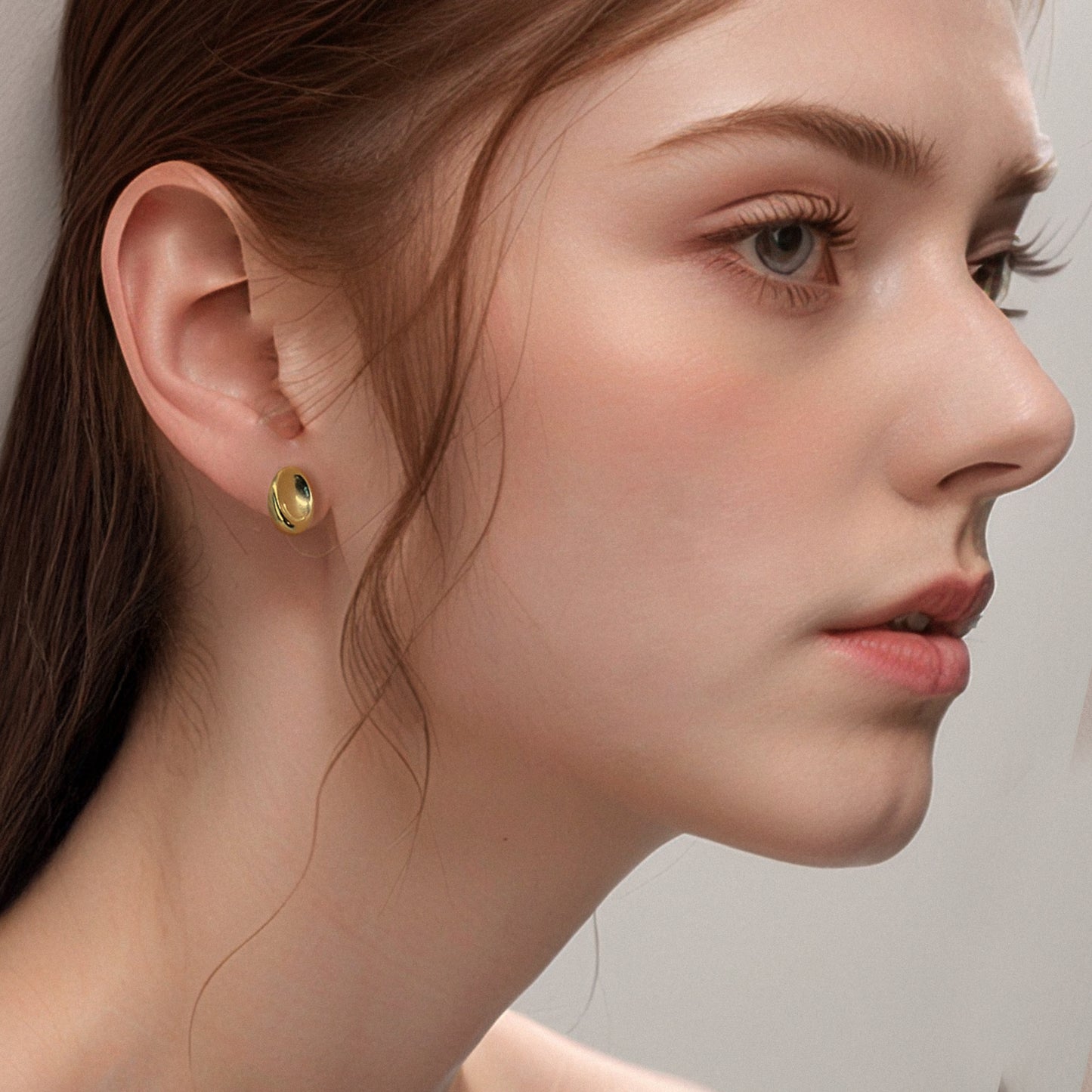 Pebble Stud Earrings