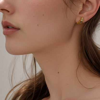 Croissant Stud Earrings