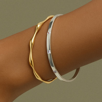 Wave Cuff Bracelet