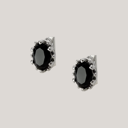 Black Stone Earrings