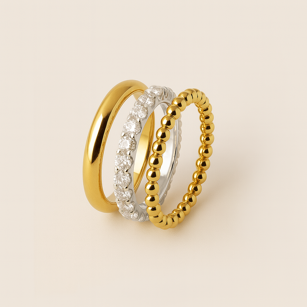 Luxe Triple Ring Set