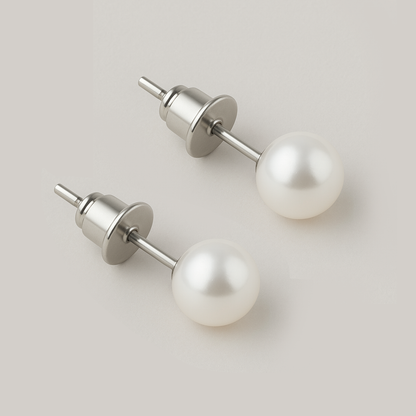 Swarovski Pearl Earrings 6mm