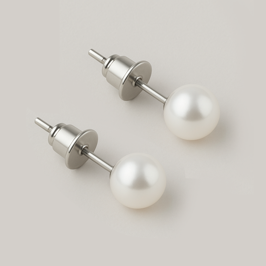 Swarovski Pearl Earrings 6mm
