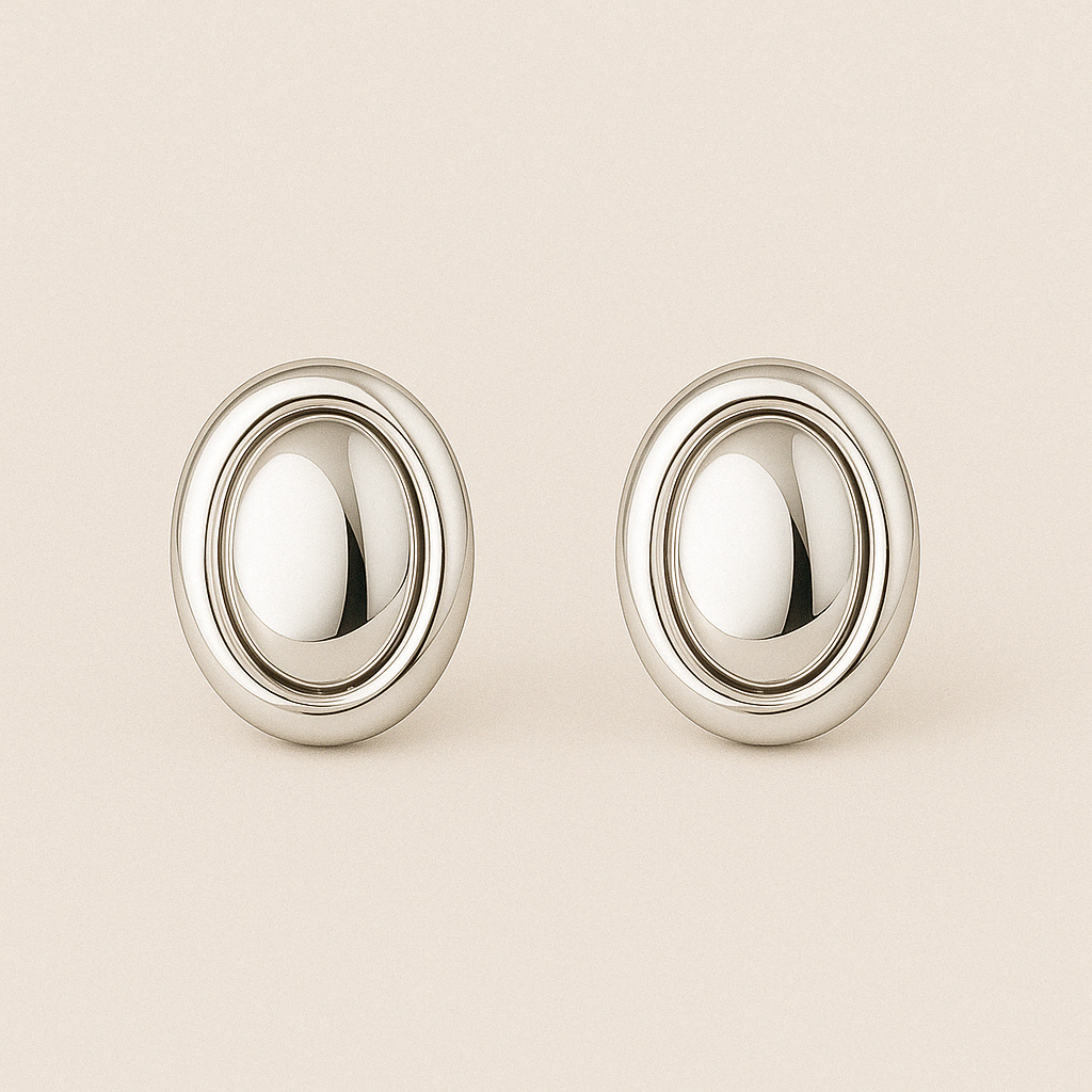 Pebble Stud Earrings