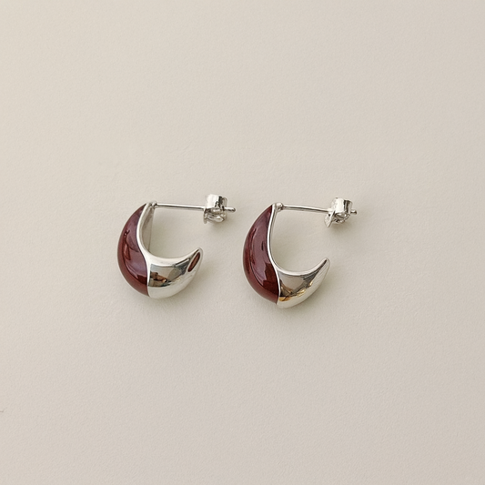 Deep Burgundy Teardrops