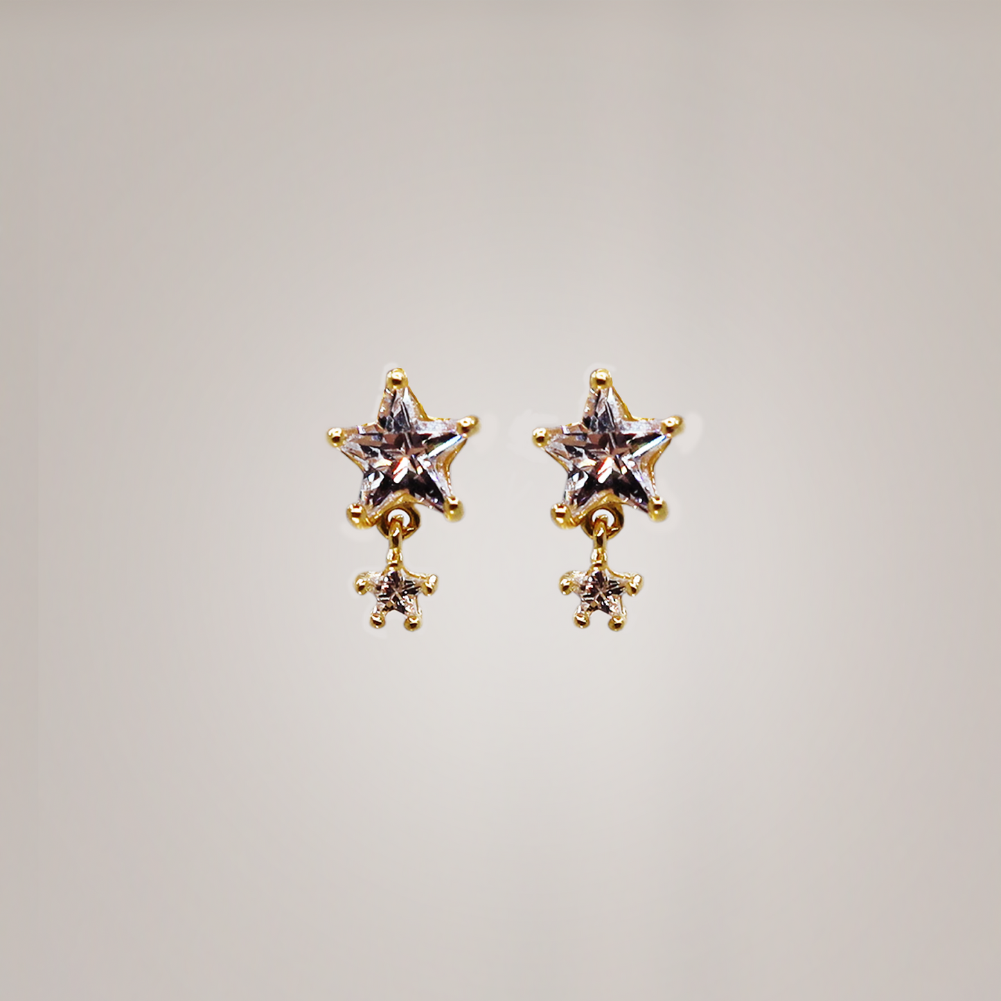 double star earrings