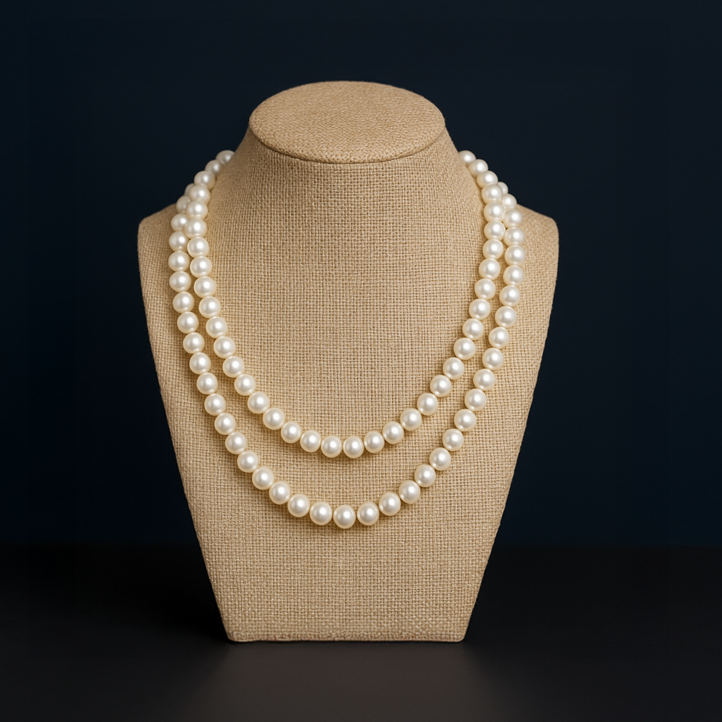 Premium Long Pearl Necklace