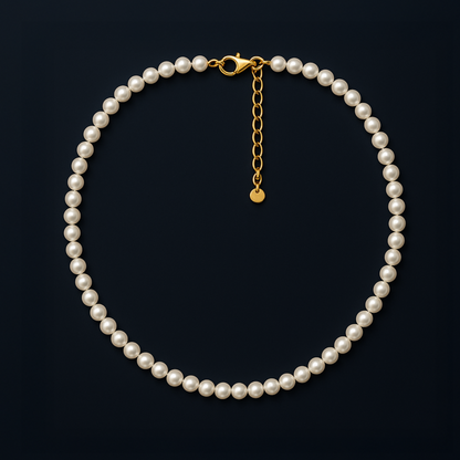 Premium Long Pearl Necklace